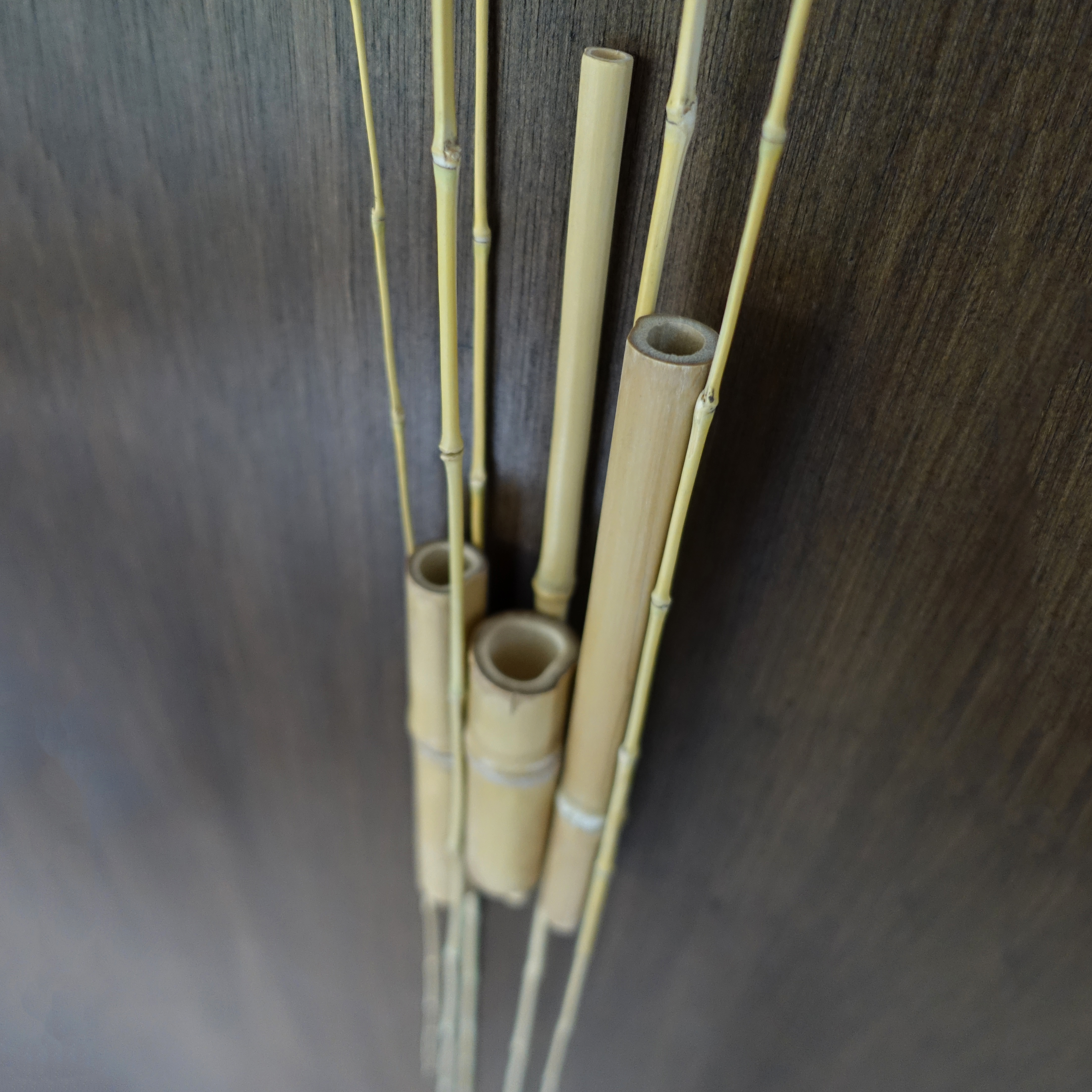 Sculpture 26. L 7,5 x 3,5 x H 142 cm. Bambou