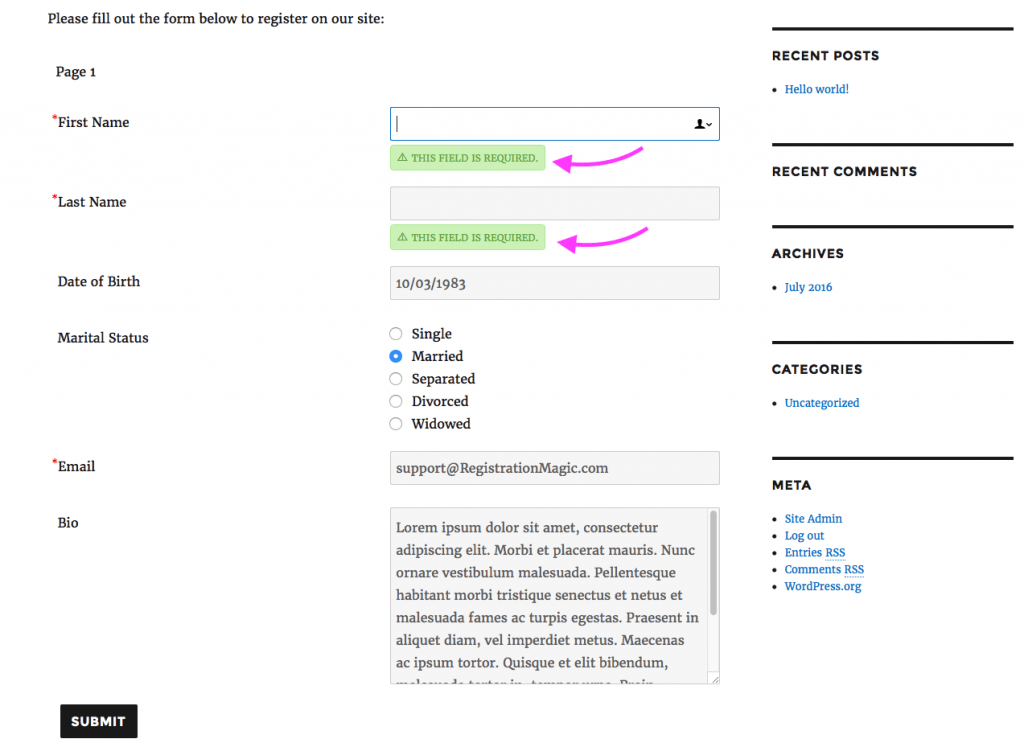 Welcome to wpforms!in this step by step guide, we'll show you how to send confirmation mails to users after they've submitted a form on your . WordPress Registration Form Required Fields - Complete Guide