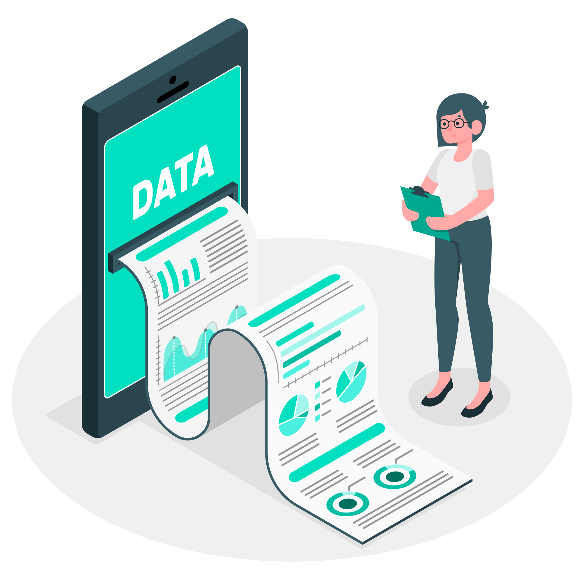 Data integrity concept showing secure digital data flow for RegTech compliance solutions