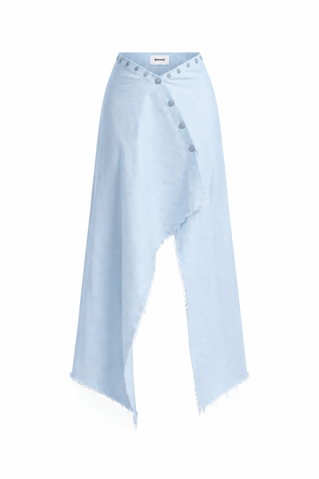 Amilia Baby Blue Linen Skirt