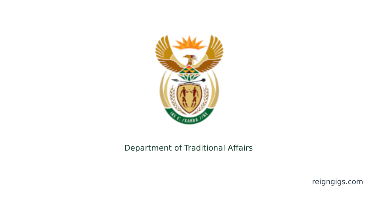 Department of Traditional Affairs Seeks a Pretoria Data Capturer at R201,093 Plus a Benefits Allowance