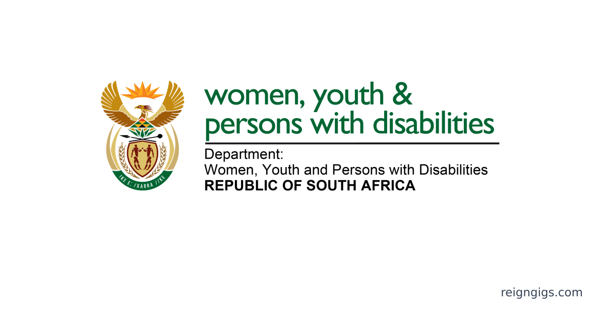 DWYPD Government IT Officer — Department of Women, Youth and Persons with Disabilities