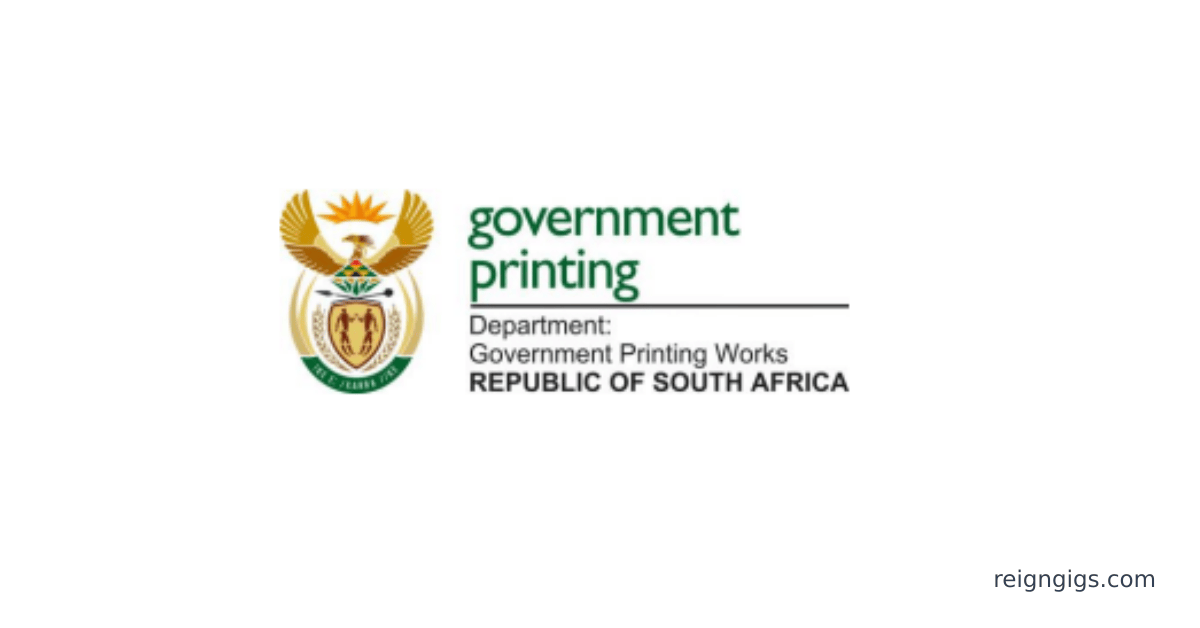Government Printing Works internships – official GPW logo