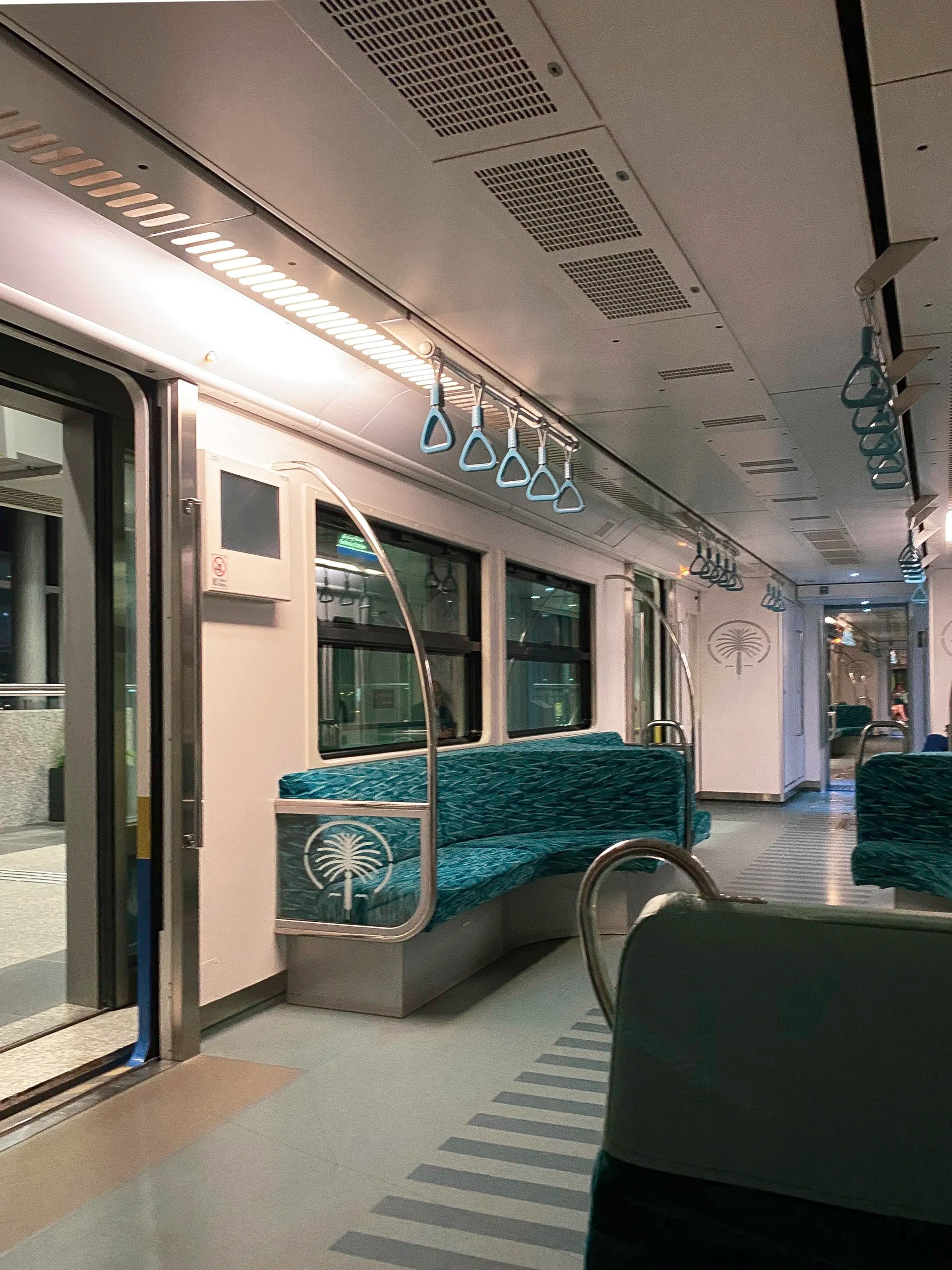 Interieur monorail Dubai