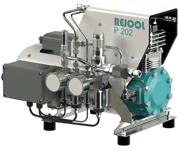 Ein kompakter Wasserstoffkompressor wird gezeigt