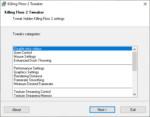 Killing Floor 2 Tweaker | Angry Sheep Blog