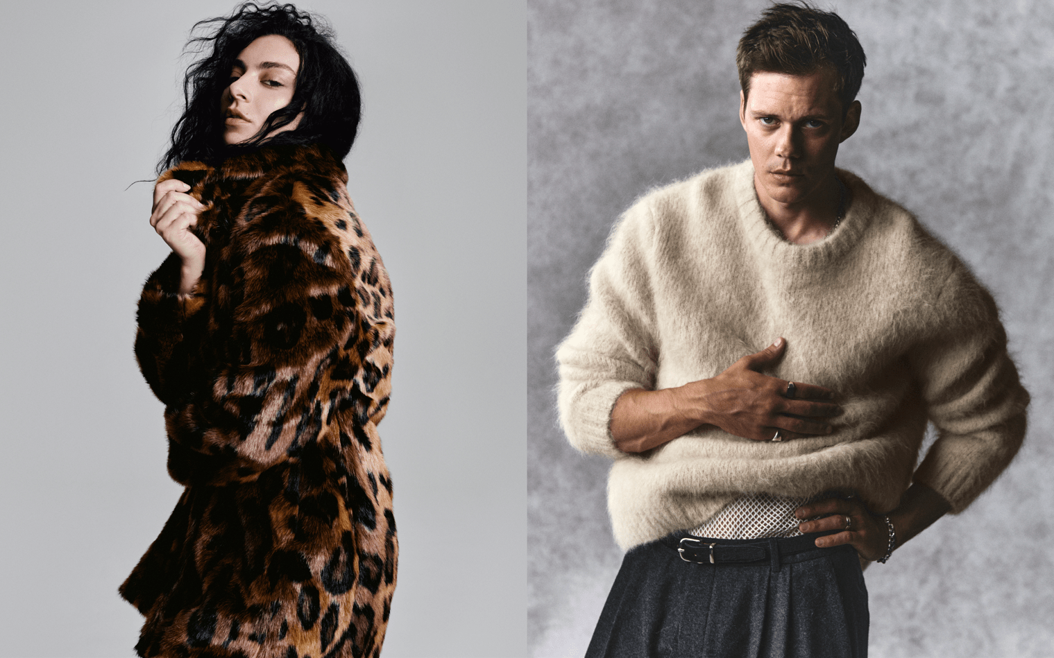 Charli XCX and Bill Skarsgård for H&M