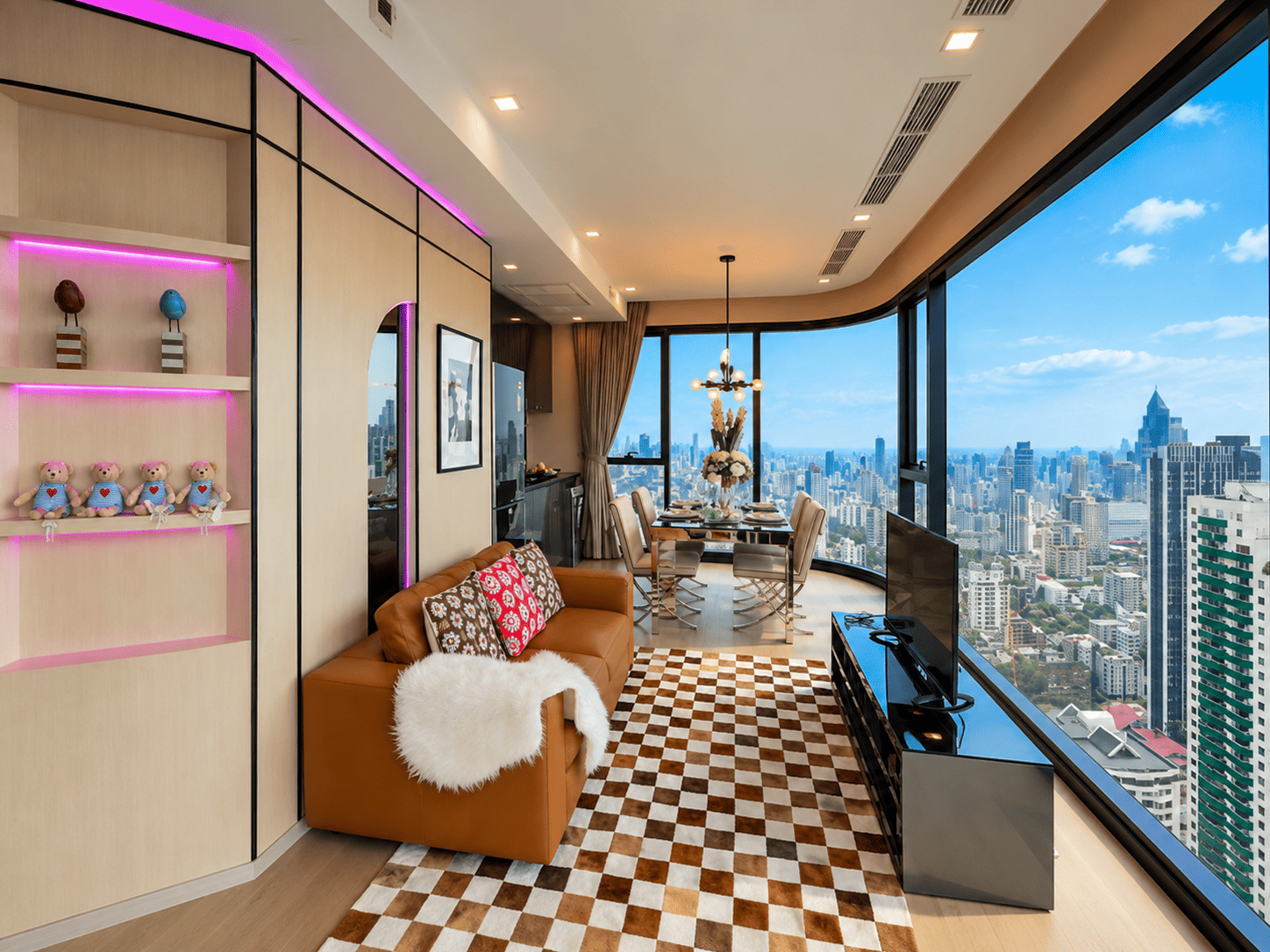 Ashton Asoke 3BR for Rent | 42nd Floor with Panoramic Bangkok Views