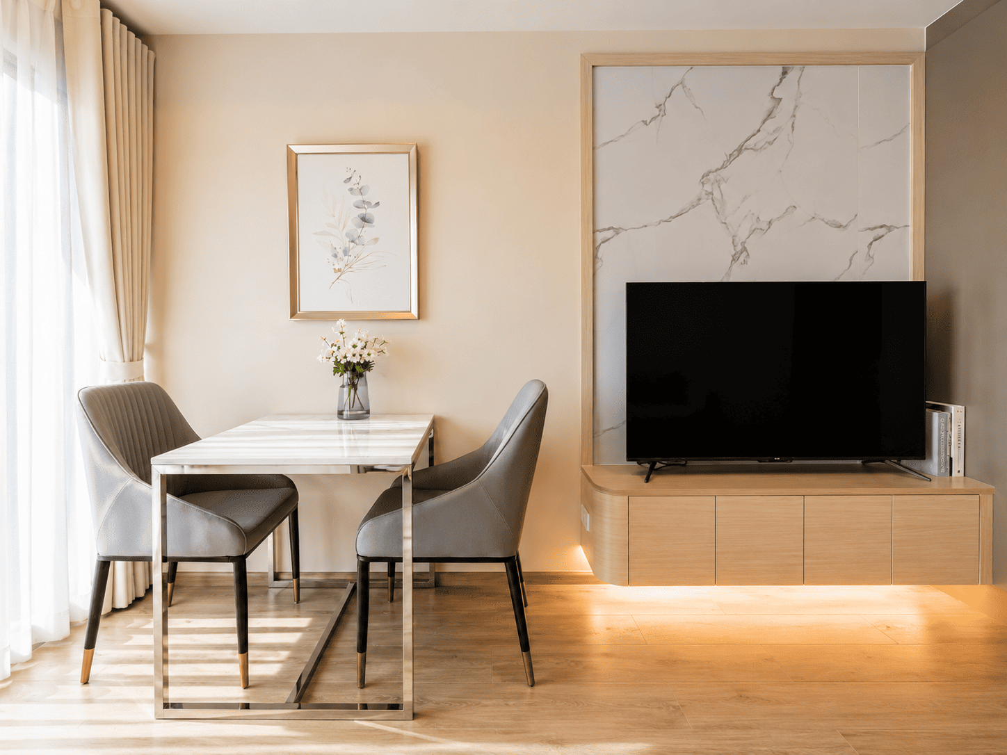 Stylish Designer 1BR for Rent – 400m to MRT