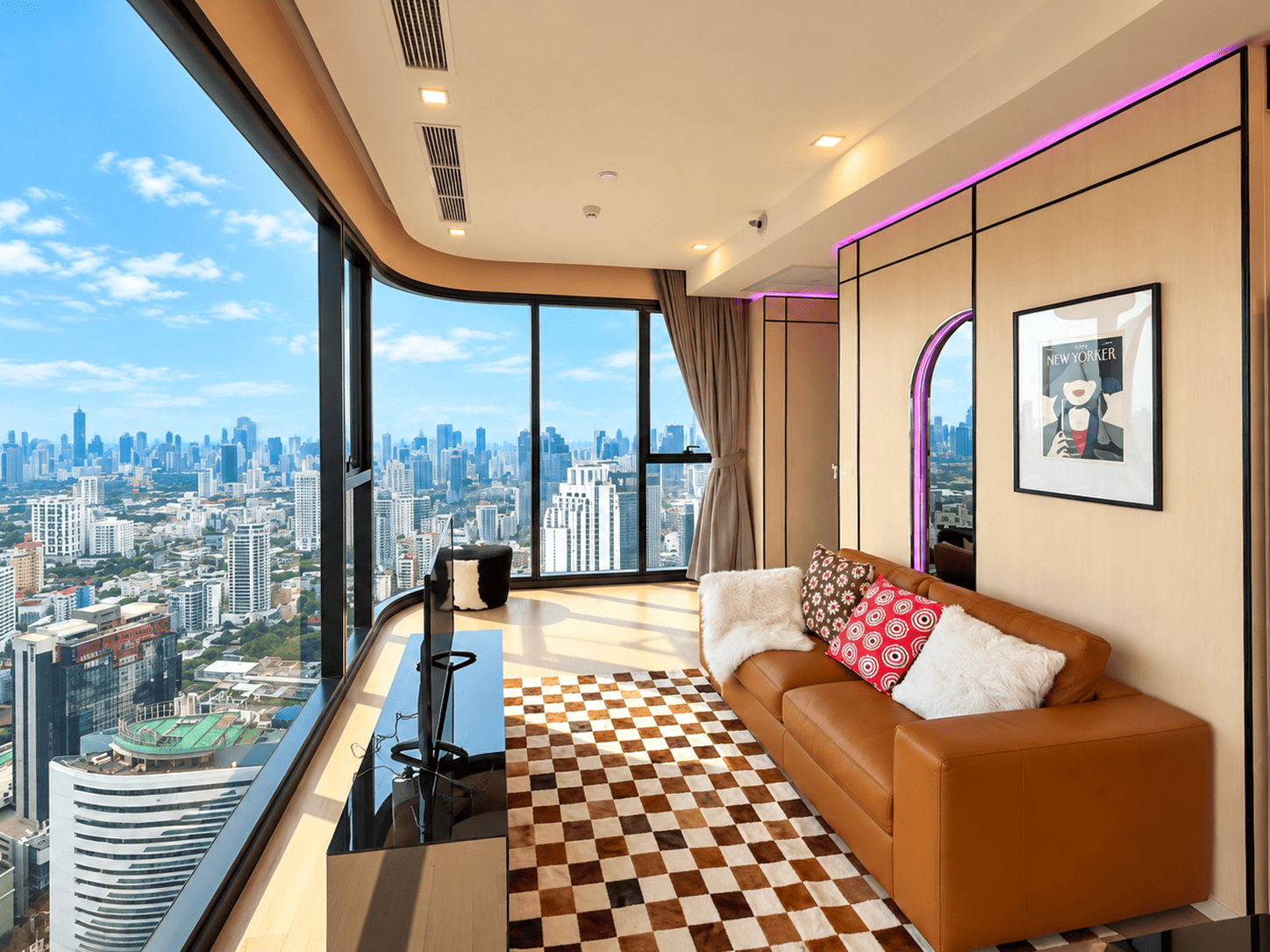 Ashton Asoke 3BR for Rent | 42nd Floor with Panoramic Bangkok Views