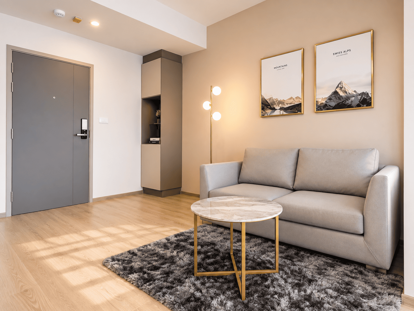 Stylish Designer 1BR for Rent – 400m to MRT