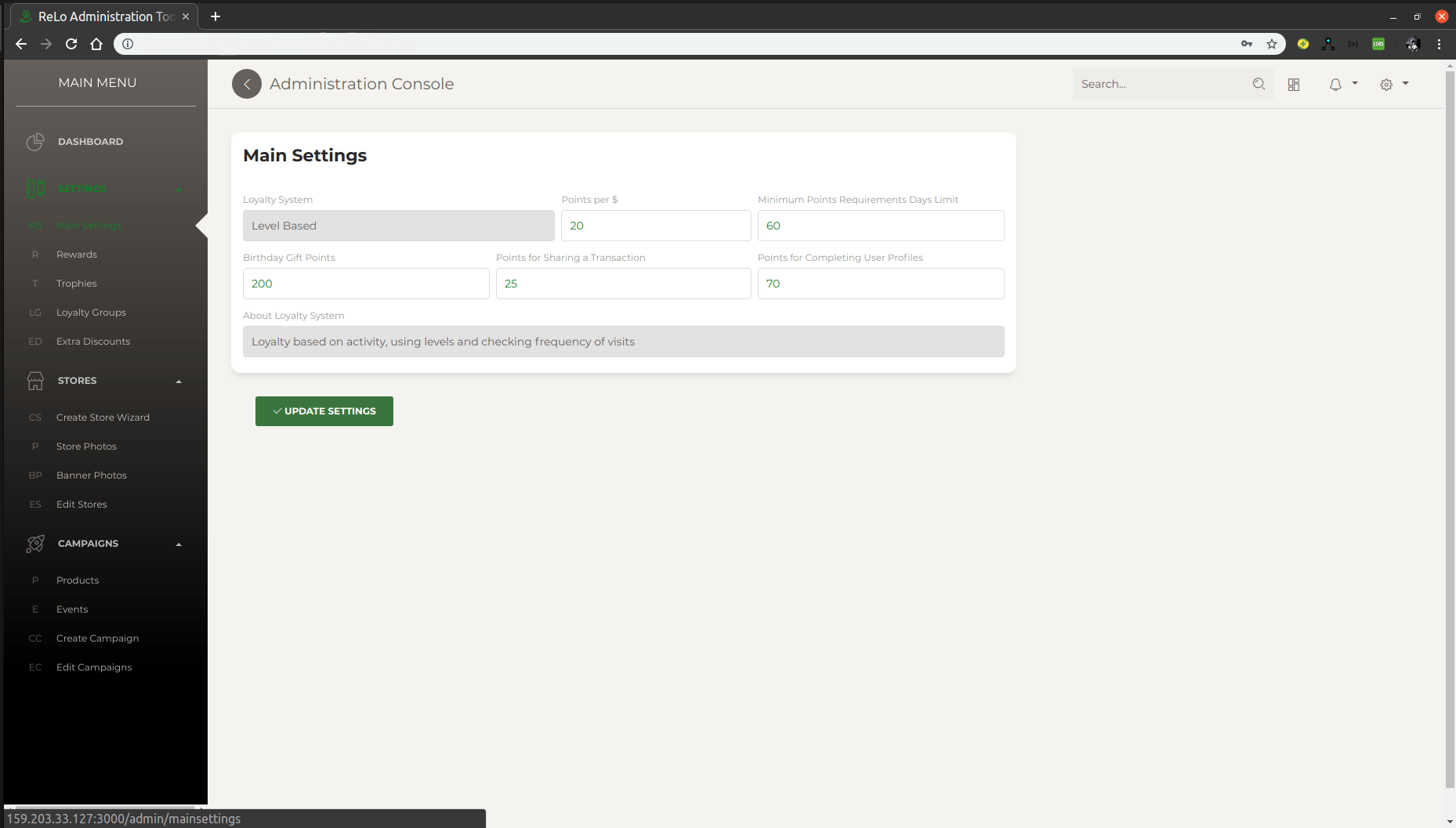 relo app, loyalty, marketing app, customer retention
