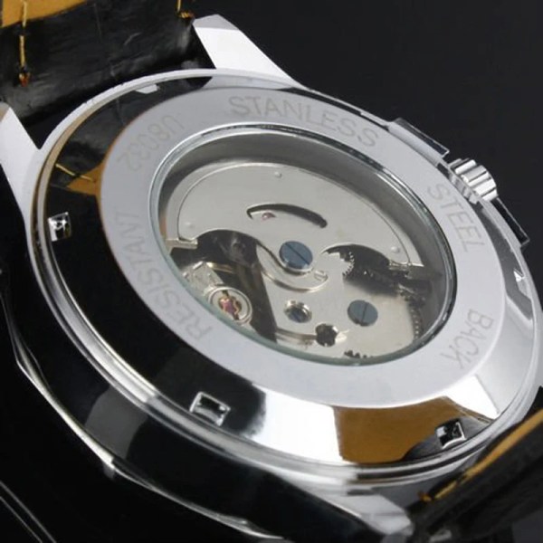 kf-H8a0108e1316743698b623e3d3f772a49a Winner-reloj mecánico automático para hombre, cronógrafo con correa de cuero, de lujo, deportivo, a la moda, nuevo