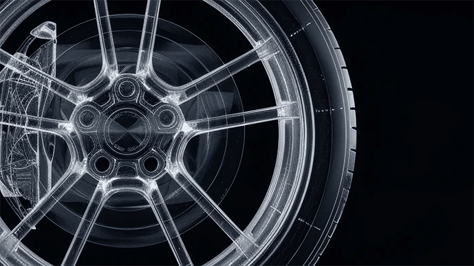 Wheel and Tire Inspection X-ray application