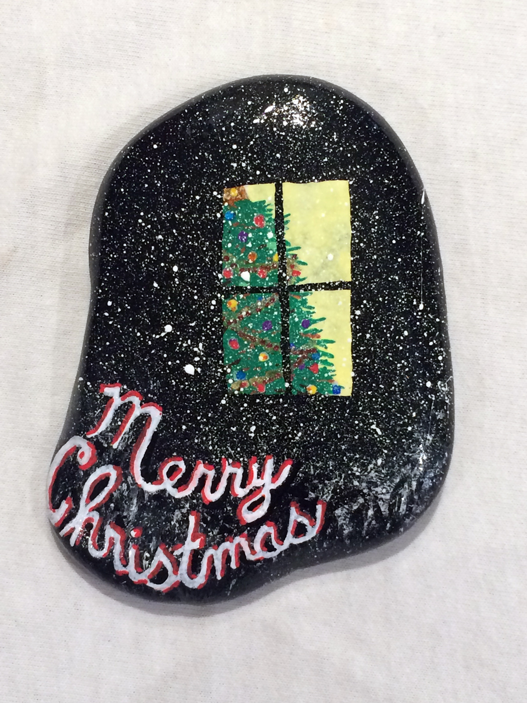 one of the Christmas rocks for this year