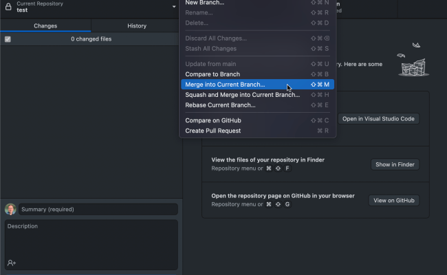 Tips For Using Git And GitHub - 6 Merging A Branch Locally