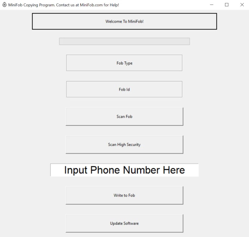 Proximity Minifob - Gradient Background Collection - Retina Quality