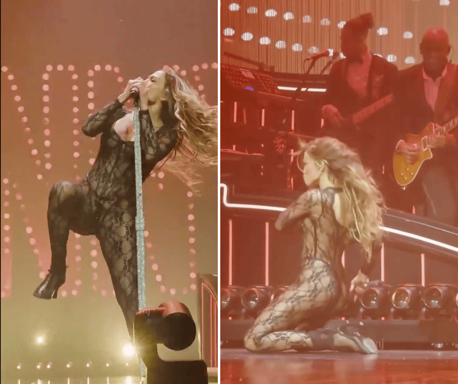 Doña JLo muestra que todavía está dura (video)