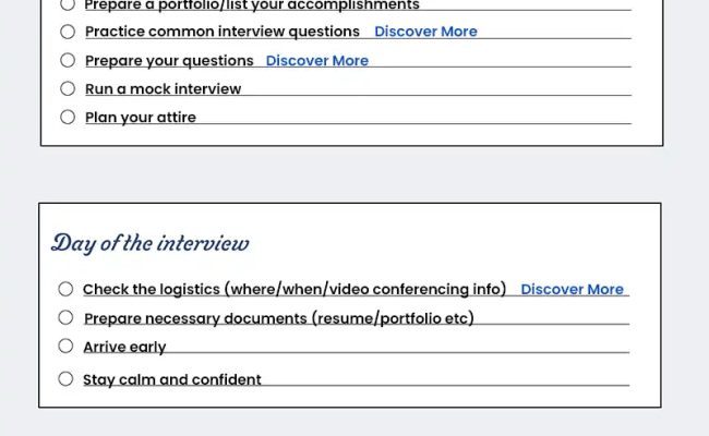 Interview Preparation Checklist: Your Key To Interview Success | Remoteopia
