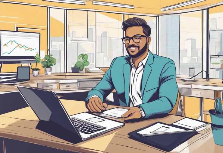 An agency owner utilizes business coaching to grow their marketing agency, implementing strategies and techniques to achieve success