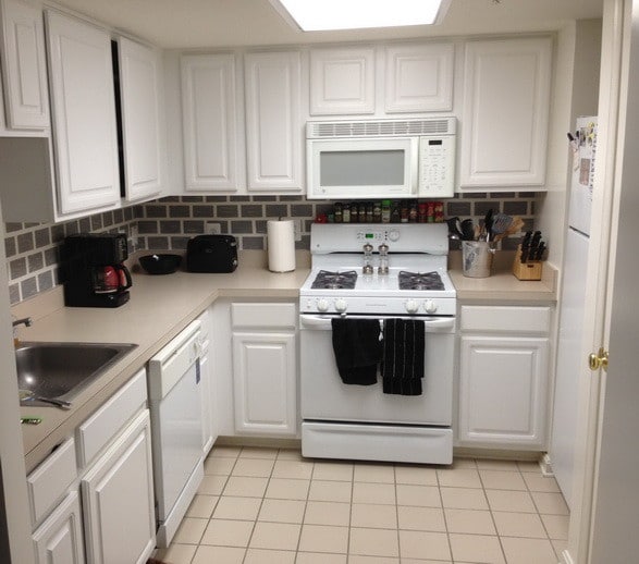 The Chimney Pot: Before and After ~ Kitchen Tiles