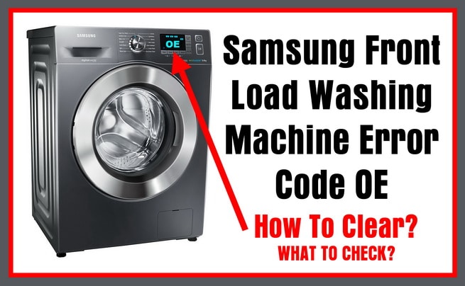 Get samsung wf42h5200af/a2 pdf manuals and user guides. Samsung Front Load Washing Machine Error Code Oe How To Clear