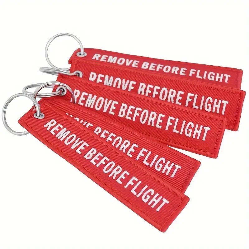 Remove Before Flight' ribbon keyring! - Pilot supplies in South