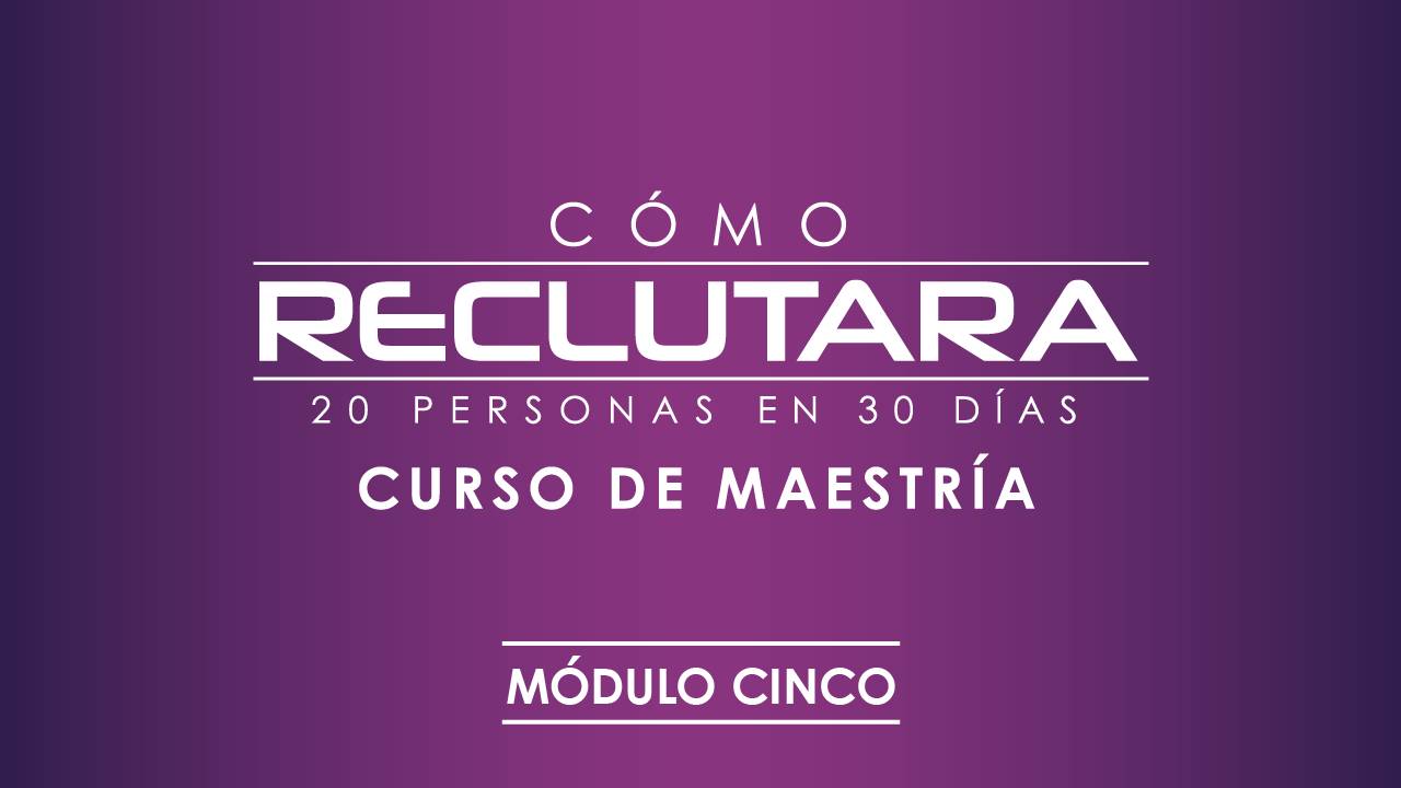 M&oacute;dulo 5: C&oacute;mo empezar correctamente