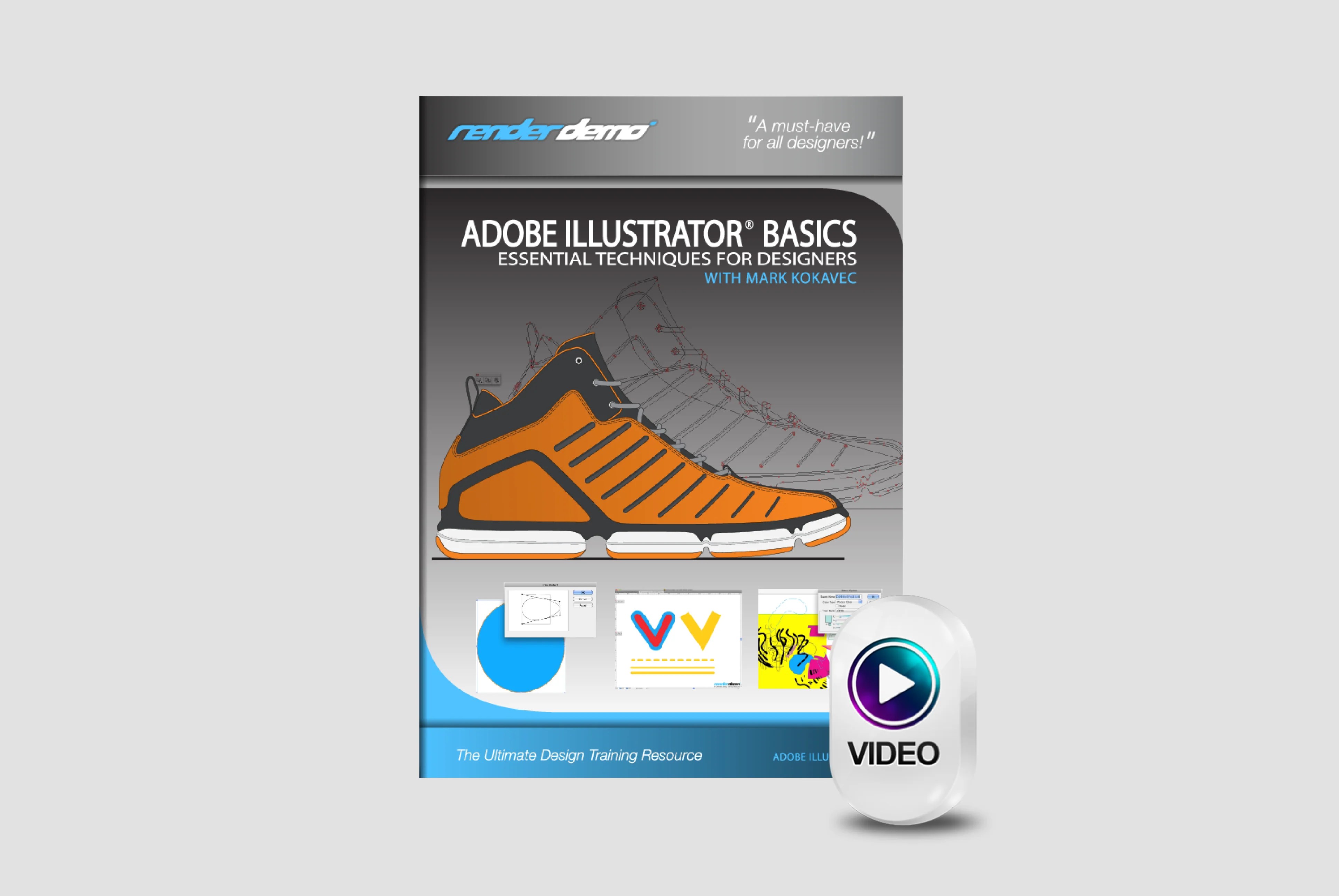 Digital Tutorial Adobe Illustrator Basics Render Demo