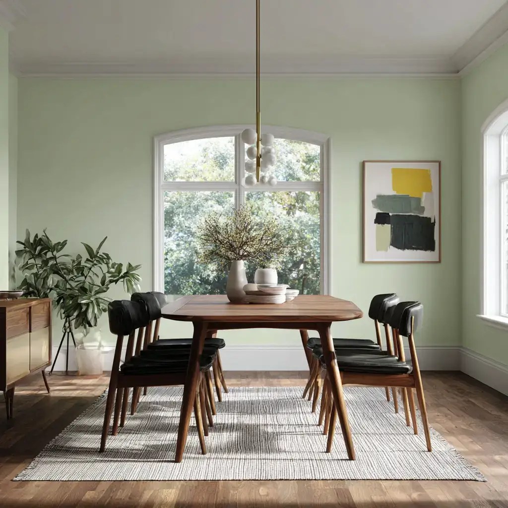 Benjamin Moore Van Alen Green Interior Paint