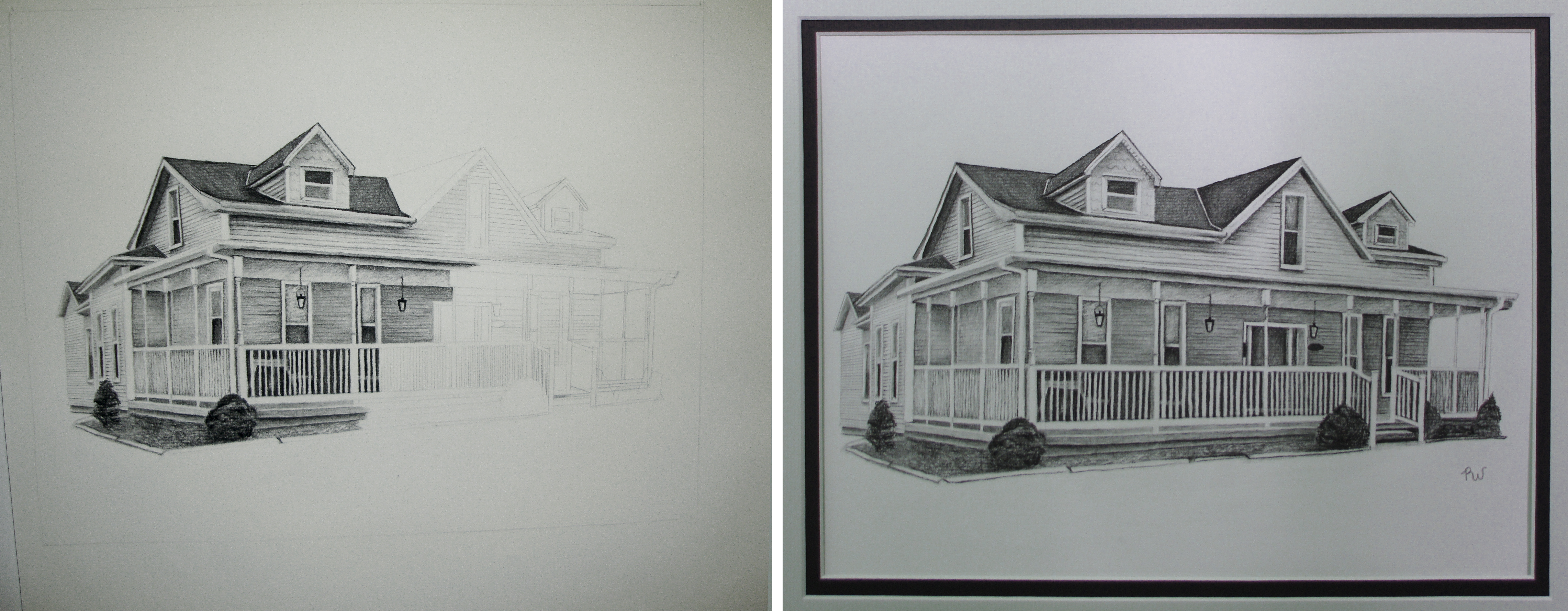 House Portrait (charcoal)