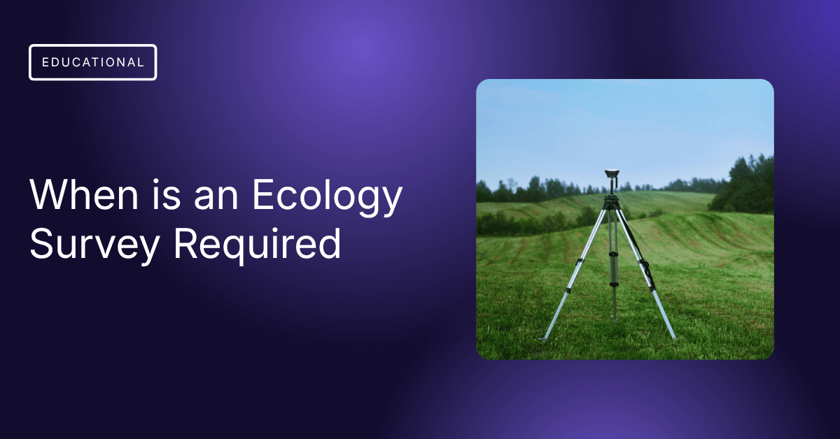 When is an Ecology Survey Required?