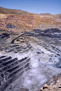 The south side of Newmont’s Megapit at Twin Creeks will one day be an 800-foot deep lake with a surface area of 210 acres.