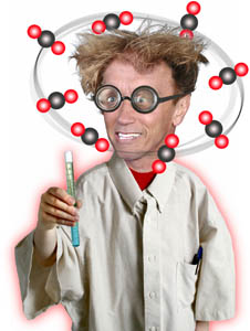 Gov. Arnold Schwarzenegger, the state’s mad carbon scientist.