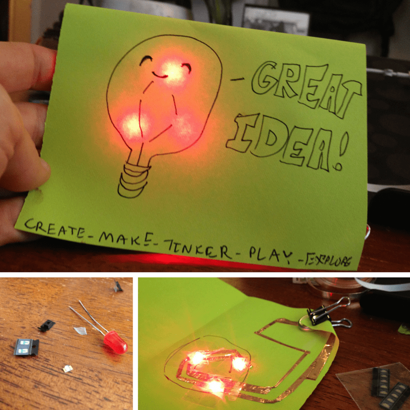 My first paper circuit