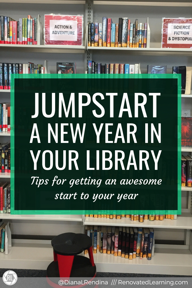 Jumpstart a New Year in Your Library // It's a new school year, which means it's a great time to amp up your library program and make it more awesome.
