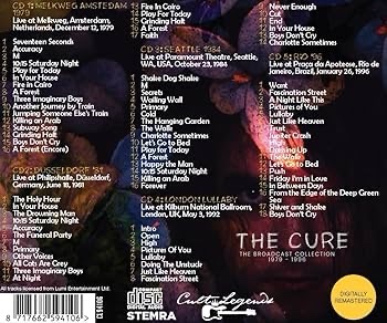 The Cure - Broadcast Collection 1979-1996 [5CDs]