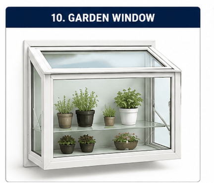 Garden replacement window