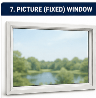 Picture or fixed replacement window
