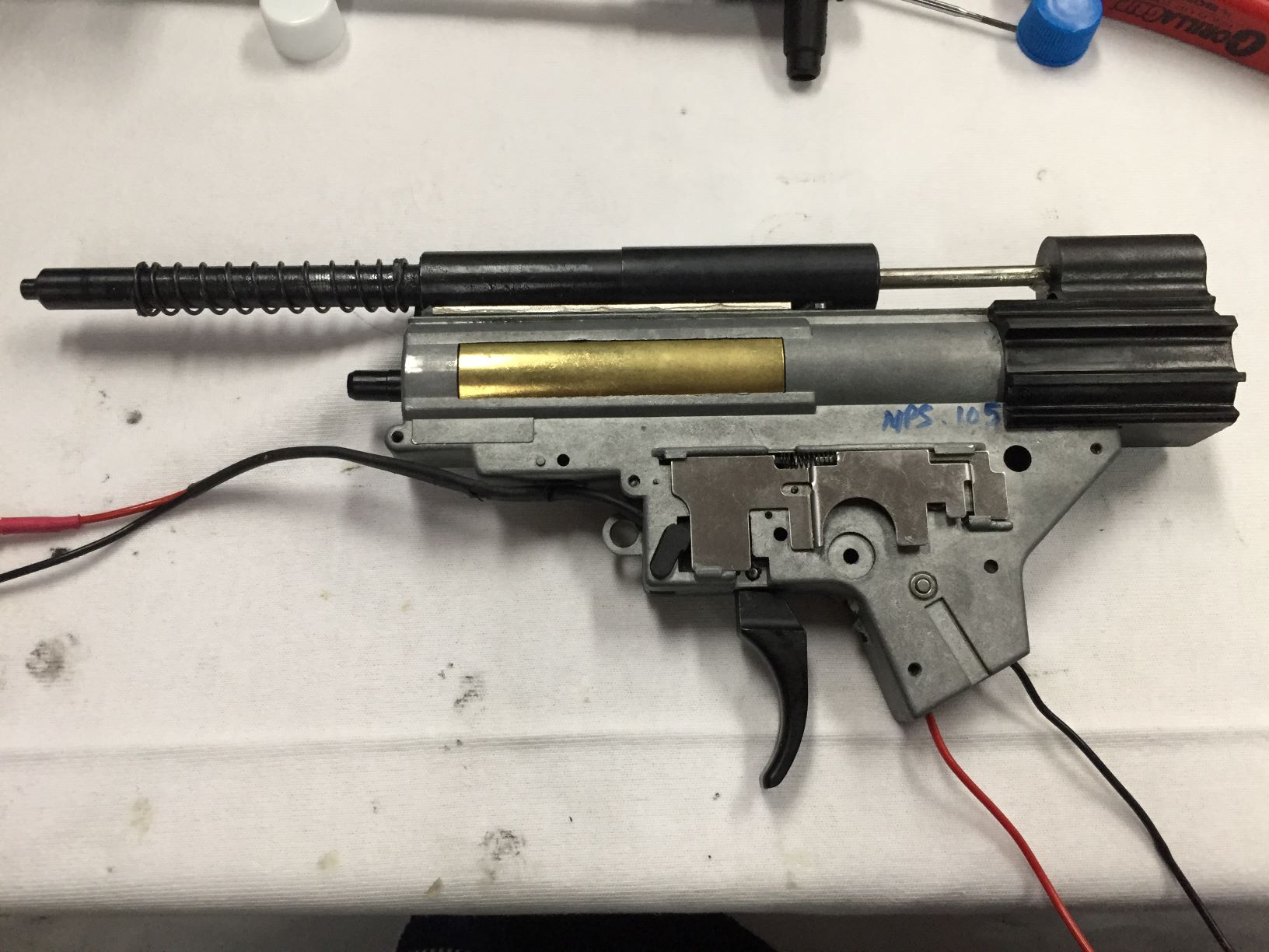 海外製 BOLT MP5J PEAKER リコイルショック電動ガンの修理をさせて頂き