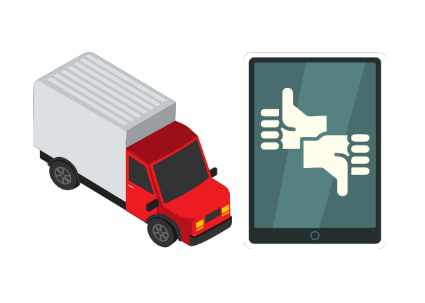 app that log customer feedback for heavy equipment dealer salesmen
