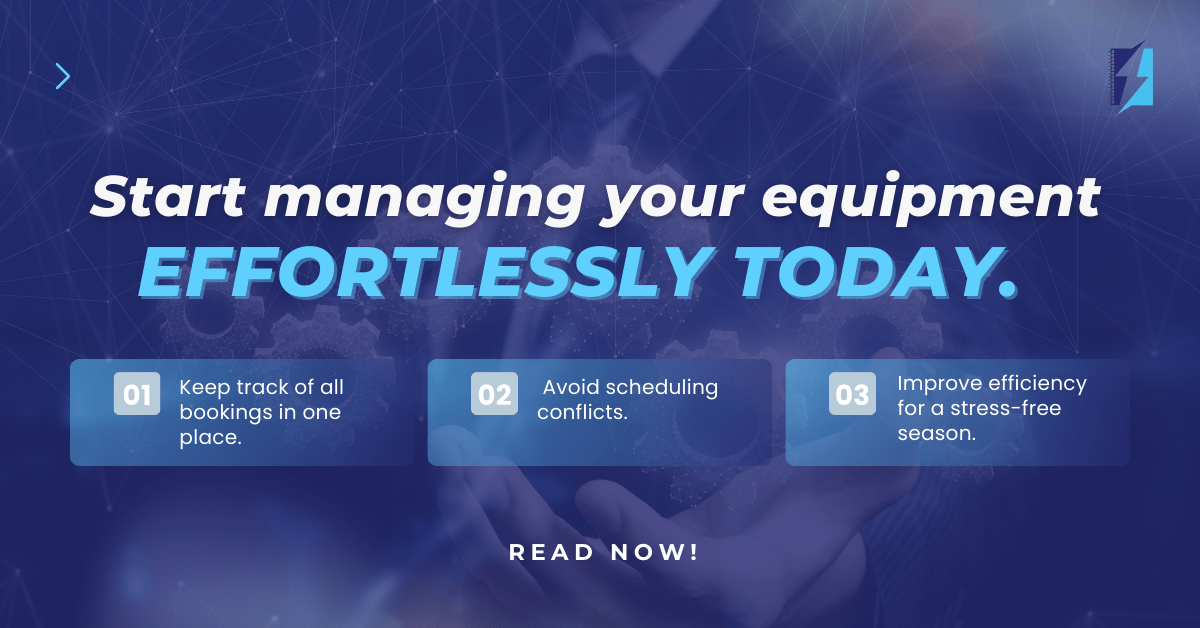 RepNotes Blog 15 - Start Managing Your Equipment Effortlessly Today