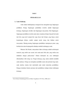 PENGARUH PERHATIAN ORANG TUA TERHADAP PRESTASI BELAJAR SISWA MI DARUL  HIKMAH PIKATAN WONODADI BLITAR - Institutional Repository of UIN SATU  Tulungagung