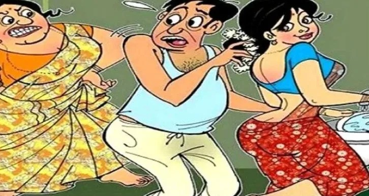 महिला मित्र के साथ फ्लैट में मिला पति, हंगामा