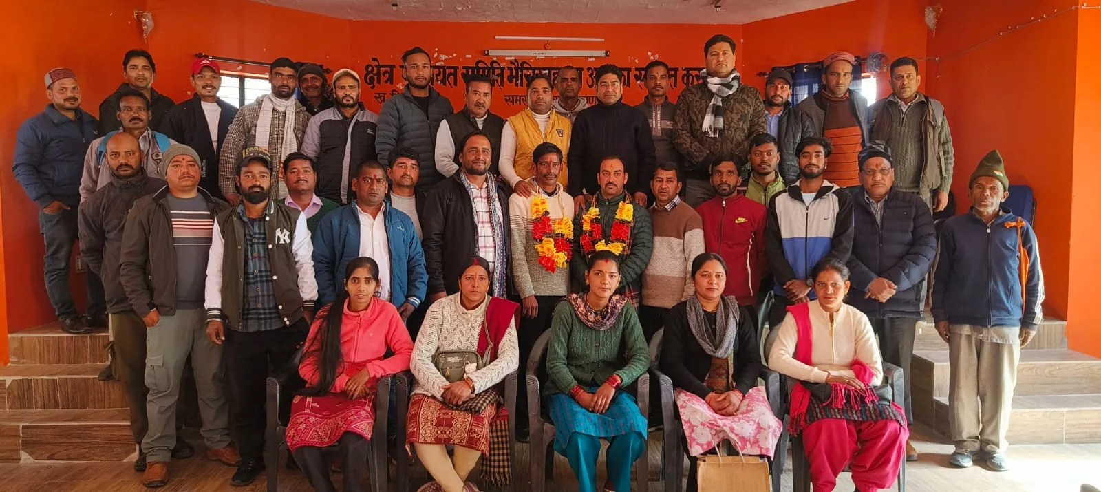 भैसियाछाना में निर्विरोध चुने गए ग्राम प्रधान संगठन के पदाधिकारी