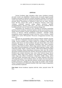 Pdf Literasi Kesehatan Pada Anak Usia Dini Melalui Kegiatan Eating Clean 