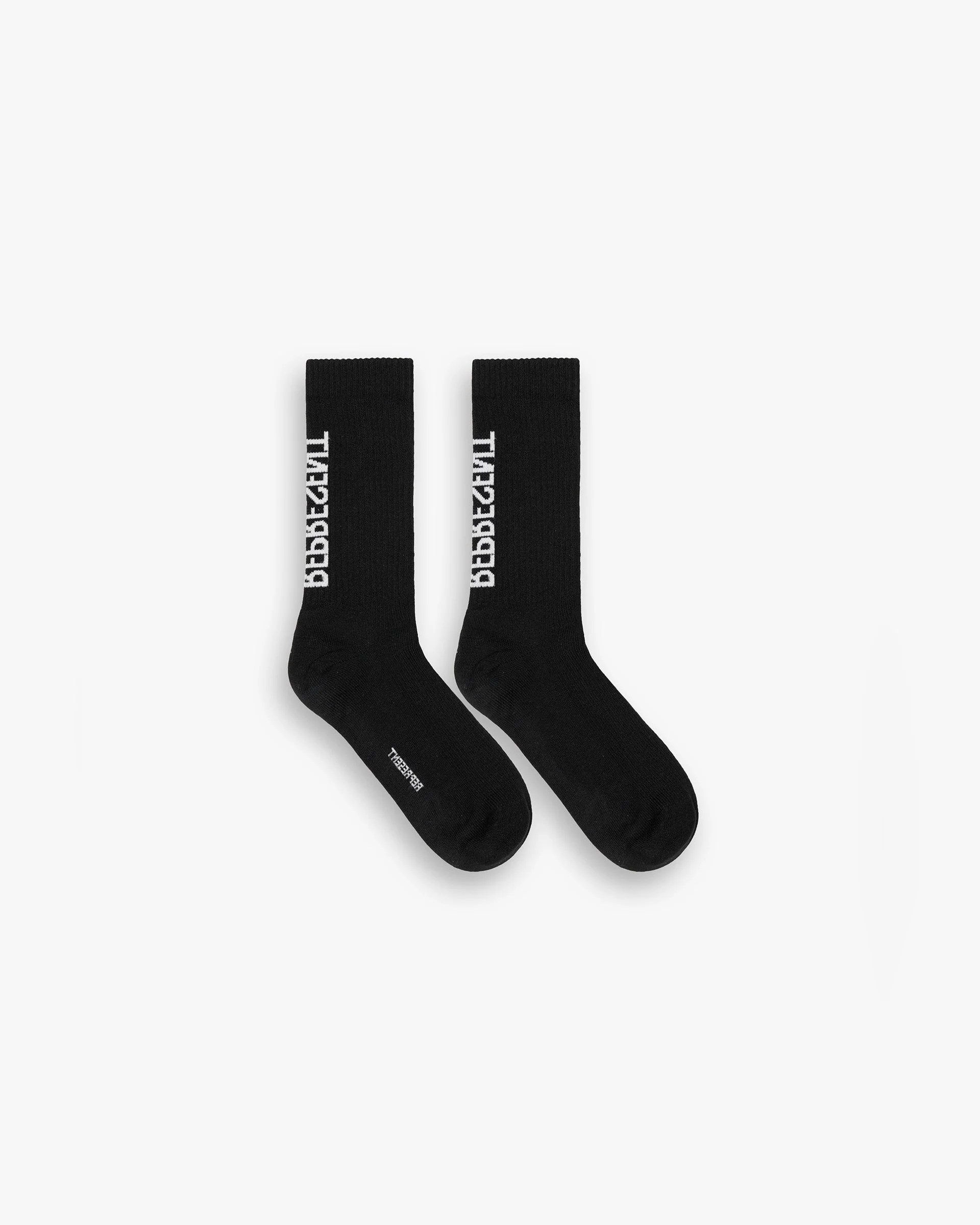 Initial Socks Black Represent - Mountain Illustrations - Premium Desktop Collection
