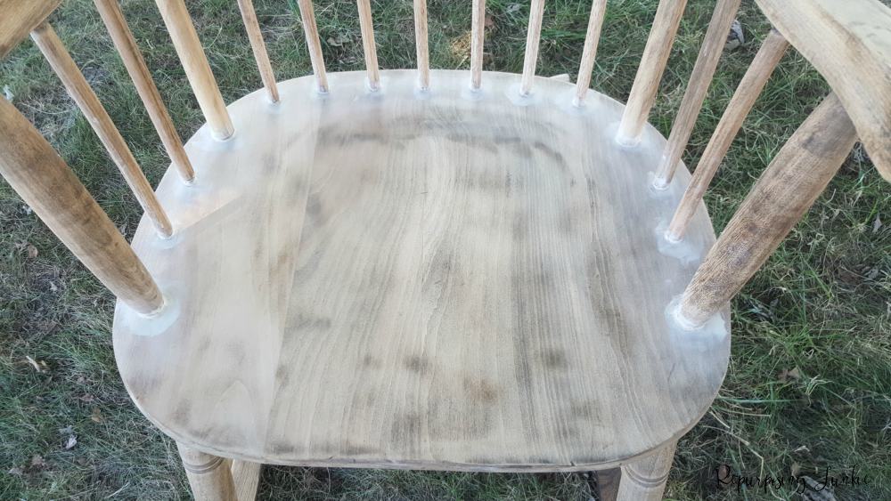 How to Refinish a Rocking Chair with Stain and Stencils