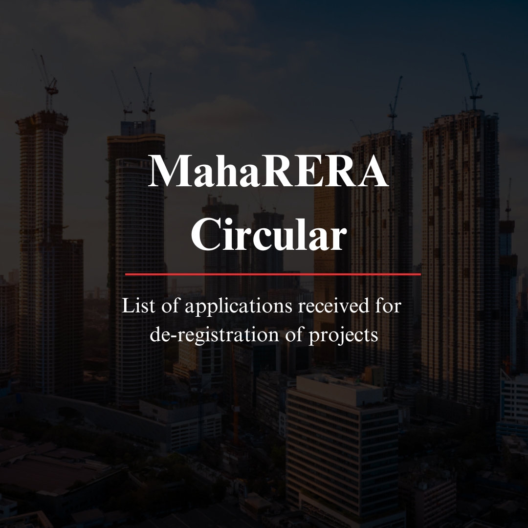 List of applications received for de-registration of projects