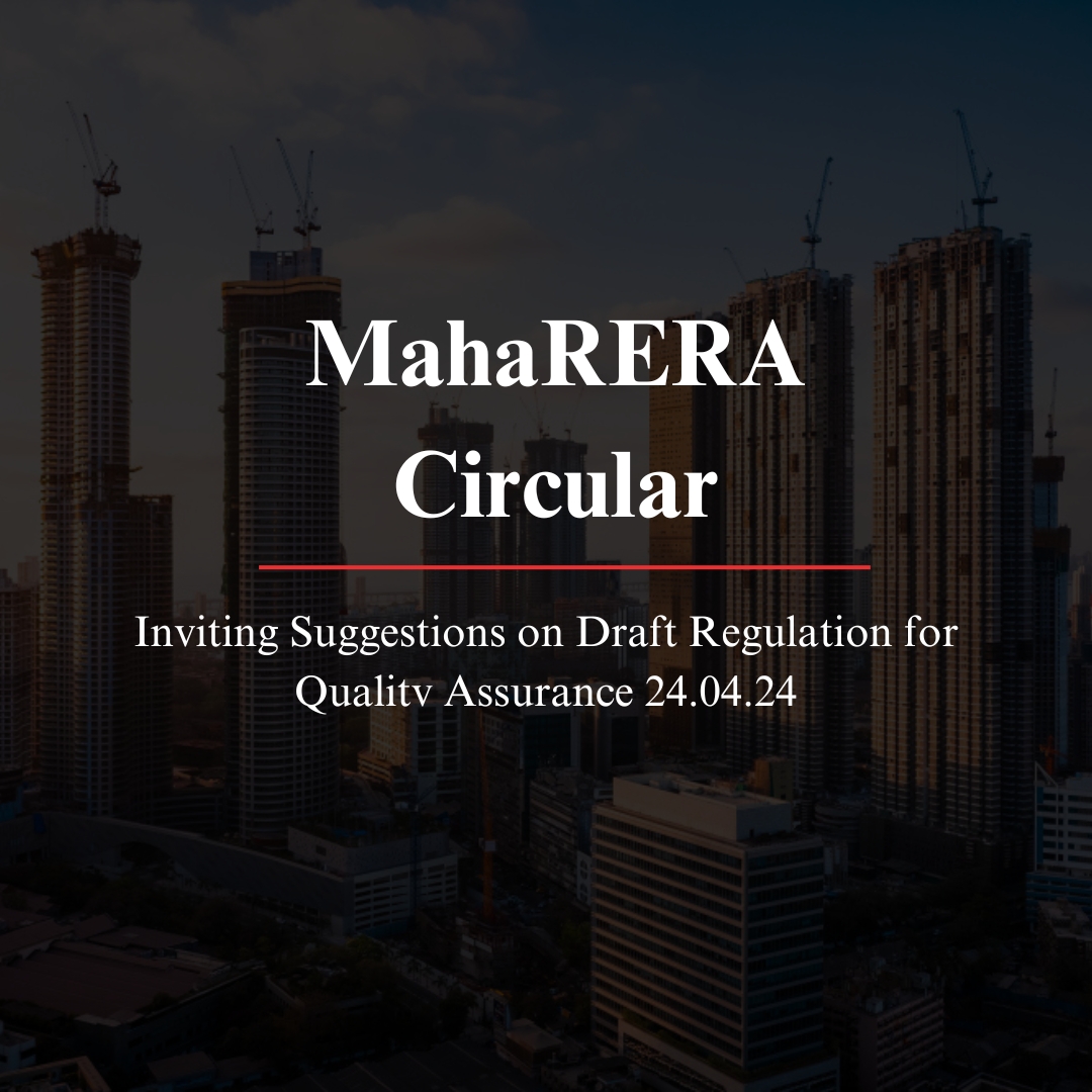 Inviting Suggestions on Draft Regulation for Qualitv Assurance 24.04.24